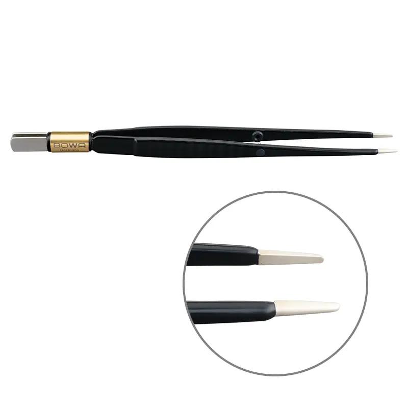 Біполярний пінцет, антипригарний, прямий, 160 мм x 8 мм x 1 мм. BOWA-electronic GmbH & Co. KG